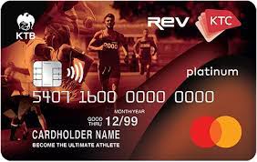 บัตรเครดิต เคทีซี - REV แพลทินั่ม มาสเตอร์คาร์ด